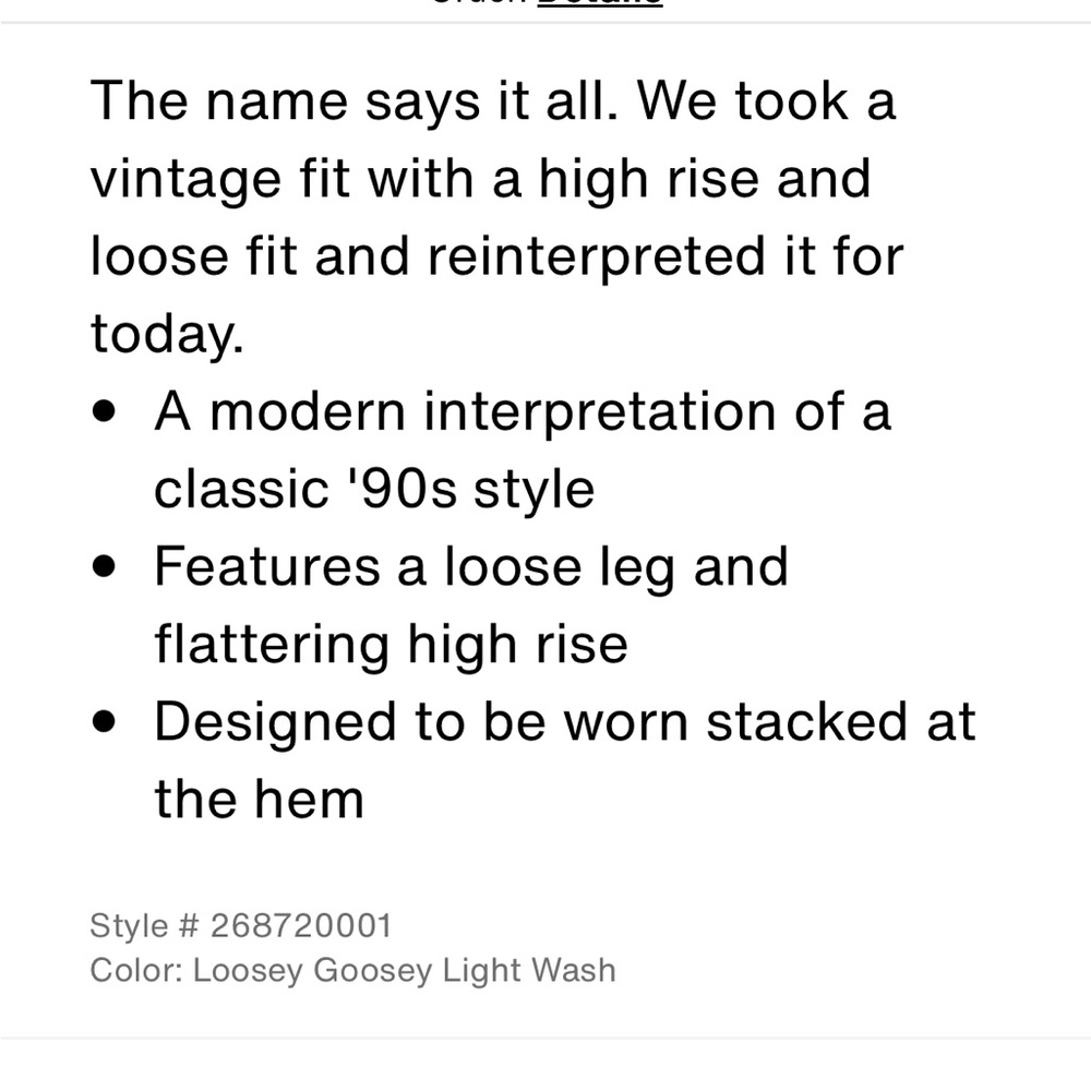 Levi’s High Loose Jeans - Picture 8 of 11